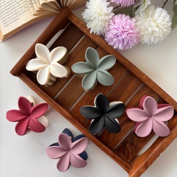 Flower Claws Dual Shaded ( Pack of 12 )