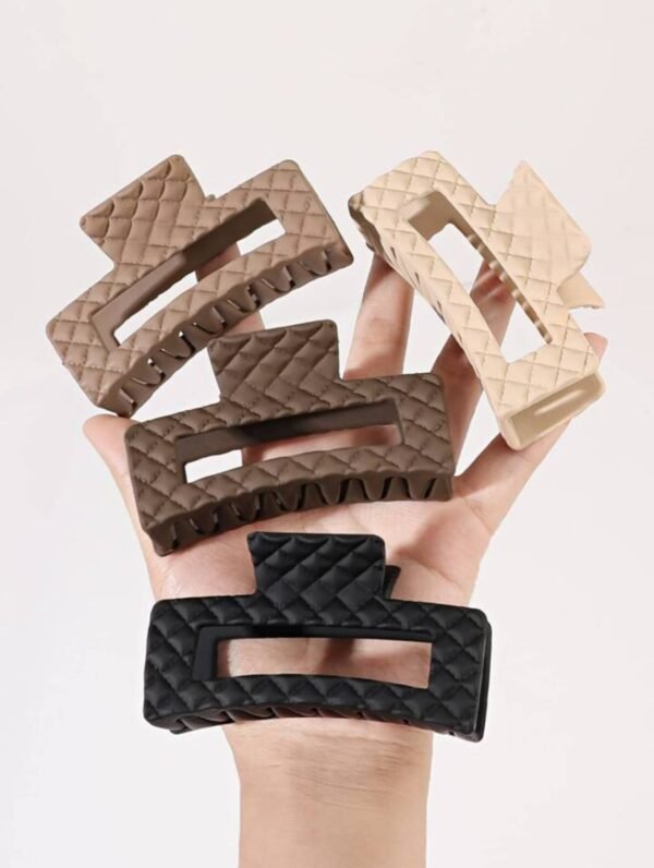 Korean Texture Hair Claws ( Pack of 12 )