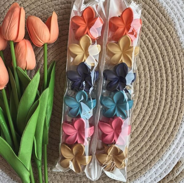 Mini Flower Matte Multicoloured ( Pack of 12 )