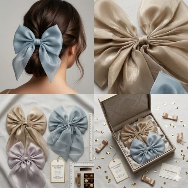 XL sized Plain Bows ( 1 pcs )