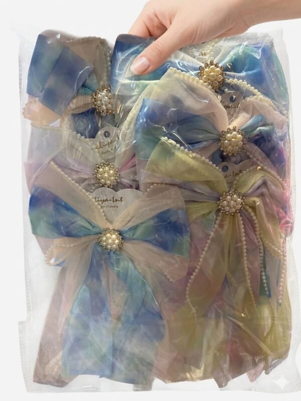 Gradient Colored Bows Pack of 12