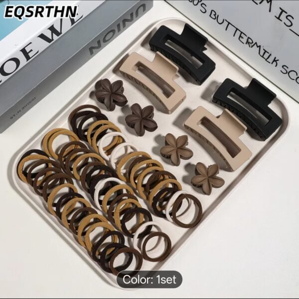 Combo  4 Claws - 4 Mini Flower Claws - 30 pcs Rubbers