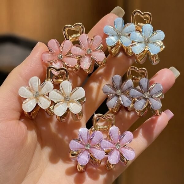 Double Flower Metal Claws ( 5 pcs )