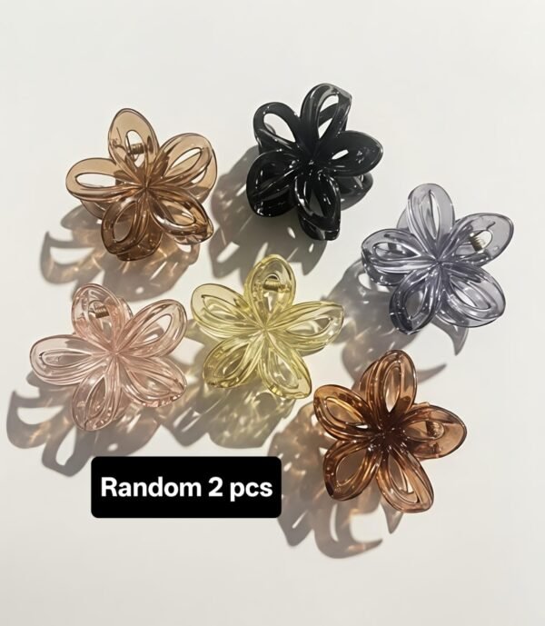 Flower Hair Claw ( 2 pcs )
