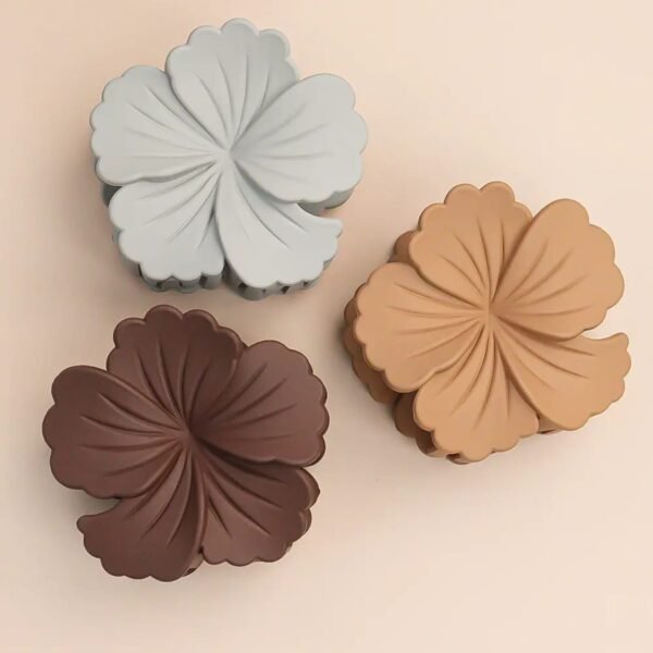Hibiscus Flower Hair Claw Medium (3 pcs )