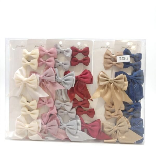 Bow Pin Random Colour ( 1 card - 3 pins )