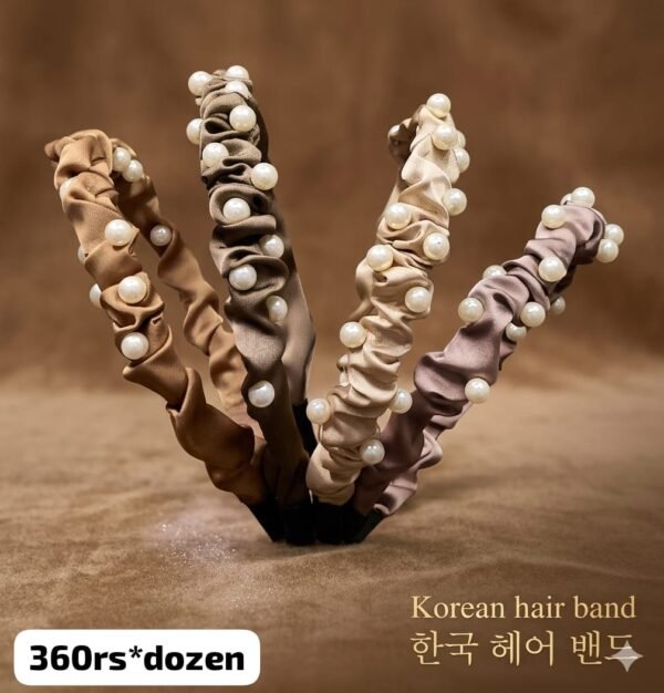 Pearl Embedded Hair Band ( 1 pcs )